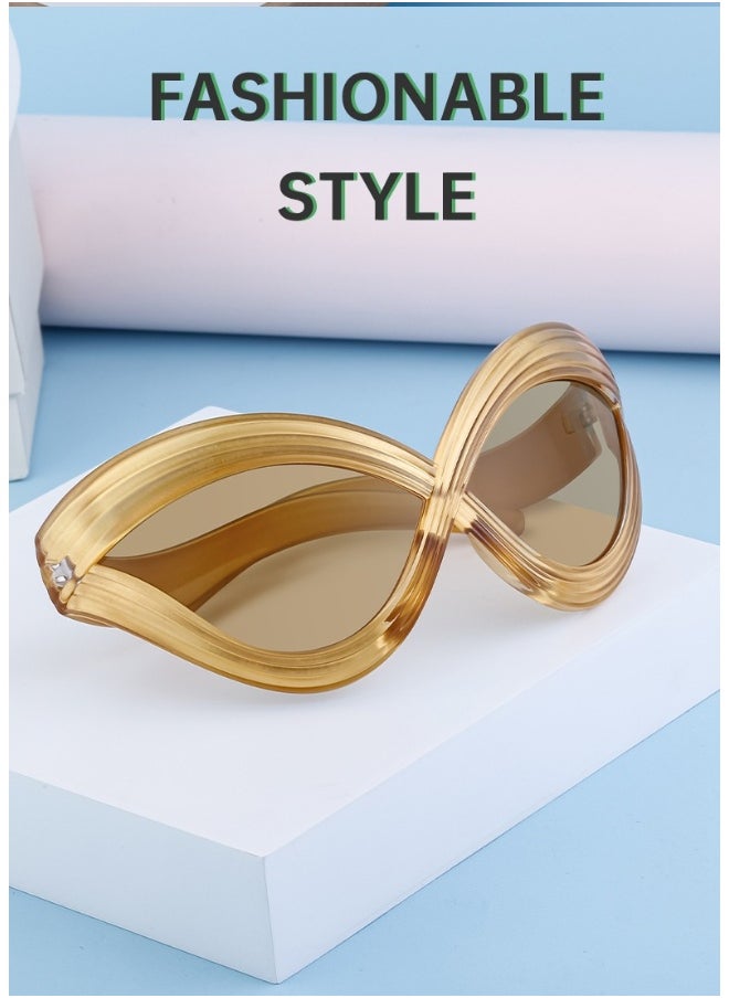 xozgdovg Women's Oversized Sunglasses  - Image 3
