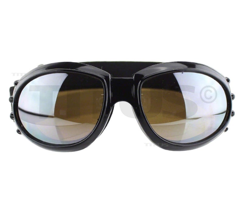 TITUS Motorcycle Riding Padded Sport Goggles (G10 - Amber Raptor) - Image 3
