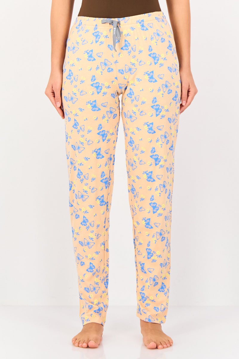 zivame Rosaline By Zivame Women Allover Print Drawstring Sleepwear Pyjamas, Multicolor - Image 1