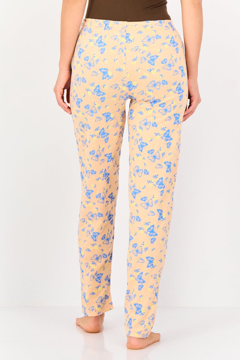 zivame Rosaline By Zivame Women Allover Print Drawstring Sleepwear Pyjamas, Multicolor - Image 4