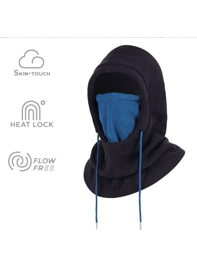 Generic Ski Mask for Men Women, Winter Balaclava Warm Windproof Face Mask, Fleece Hood Full Head Cover Scarf Neck Warmer Hunting Cycling Motorcycle Neck Warmer Hood Winter Gear for Men Women - Image 4