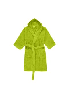 Daffodil (Green) Premium 12 Year Kids Hooded Bathrobe (125x133 Cm) Terry Cotton, Highly Absorbent and Quick dry, Hotel and Spa Quality Bathrobe for Boy and Girl-400 Gsm - pzsku/ZAC72DBBE60F04942232BZ/45/_/1733475690/1bde3c13-b282-40e2-993c-2200a15f374c