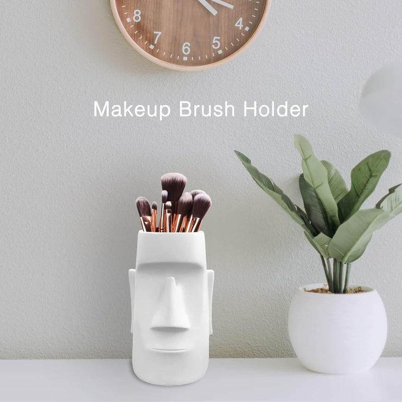 X spring Pencil Holder, Pen Holder For Desk, Pencil Holder With Glasses Holder, Simple Modern Style Pencil Holder With Glasses Holder, Multifunctional Makeup Brush Holder, Desk Accessories - Image 4