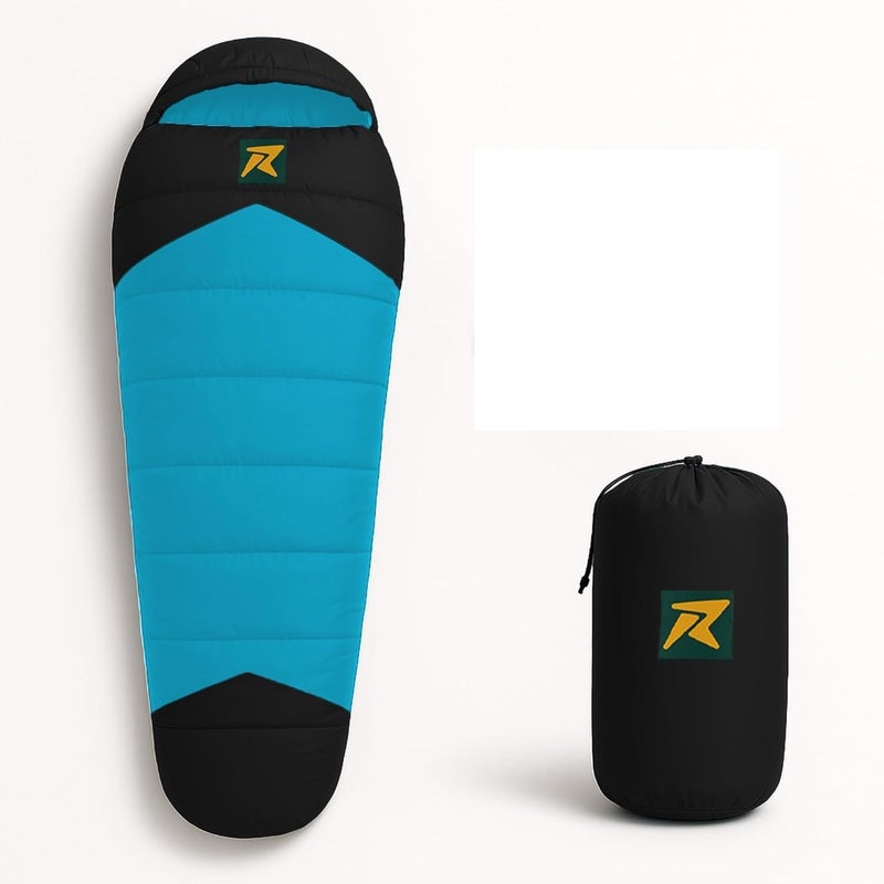 Rocksport Camplite +10°C to +20°C Mummy Shape Sleeping Bag for Camping, Hiking, Indoor & Outdoor, Warm Sleep Bag l Free Adventure Pass - Image 2