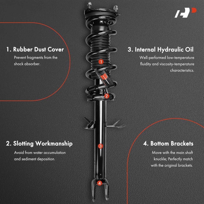 A-Premium مجموعة ممتص الصدمات ونابض الملف الكامل A-Premium لسيارة إنفينيتي QX70 - Image 3