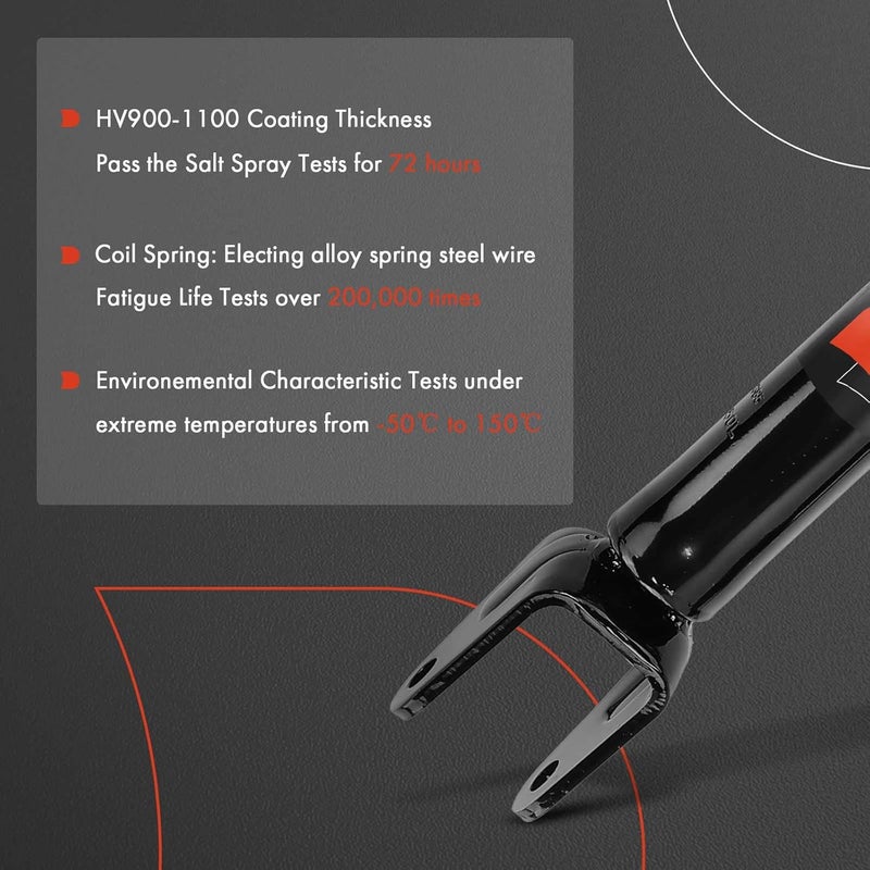 A-Premium مجموعة ممتص الصدمات ونابض الملف الكامل A-Premium لسيارة إنفينيتي QX70 - Image 4