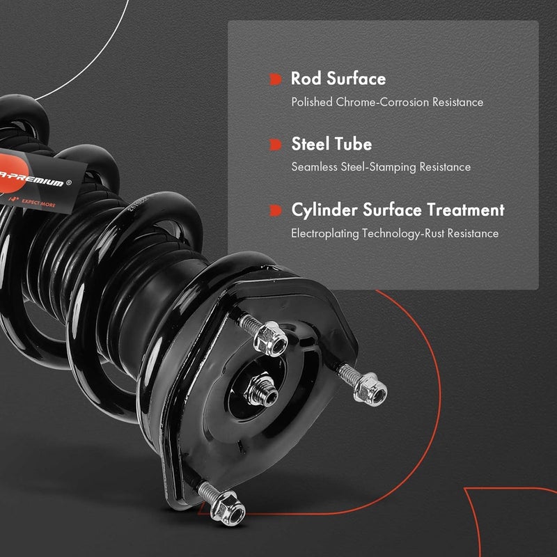 A-Premium مجموعة ممتص الصدمات ونابض الملف الكامل A-Premium لسيارة إنفينيتي QX70 - Image 5