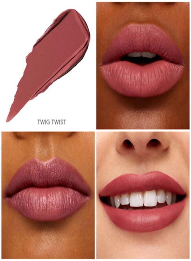 MAC Cosmetics M·A·Cximal Silky Matte Lipstick – Twig Twist | Silky Matte Lipstick with 12HR Wear & Moisture 3.5g - Image 3