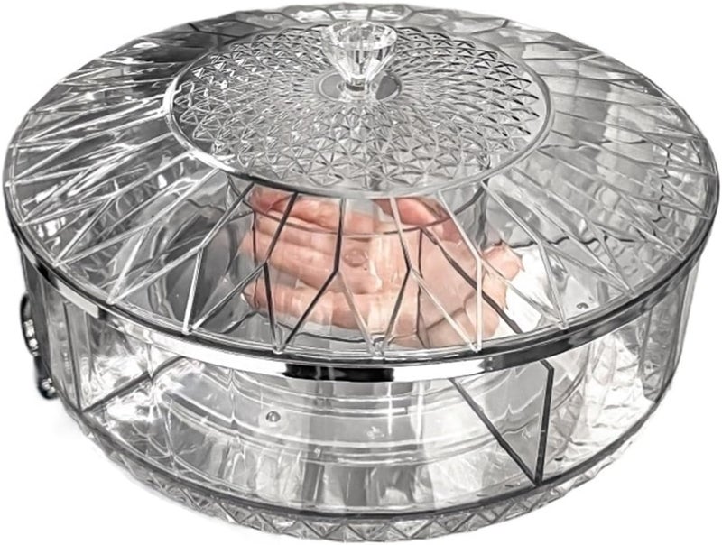 Dried fruit plate, nut storage box, living room coffee table,Compatible For household use(B) - Image 2