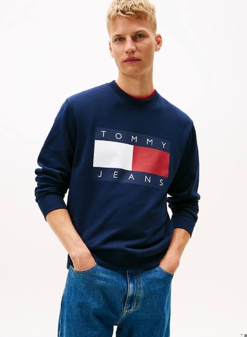 TOMMY JEANS Regular Fit Pullover Sweatshirt - Image 1