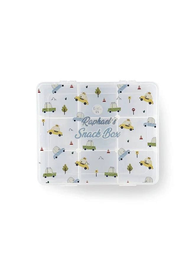 Little IA 9-Compartment Snack Box, Cars