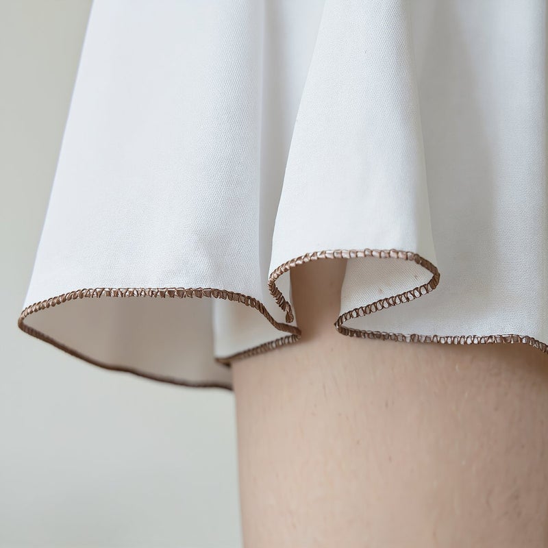 Plus Size Ice Silk Shorts Women Loose Fit No Tight Underwear M Milky White - Image 5