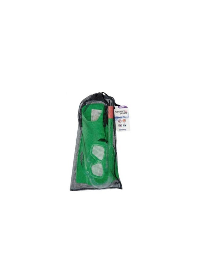 Bestway Hydroswim Freestyle Snorkel Set   Color: Green - Image 2