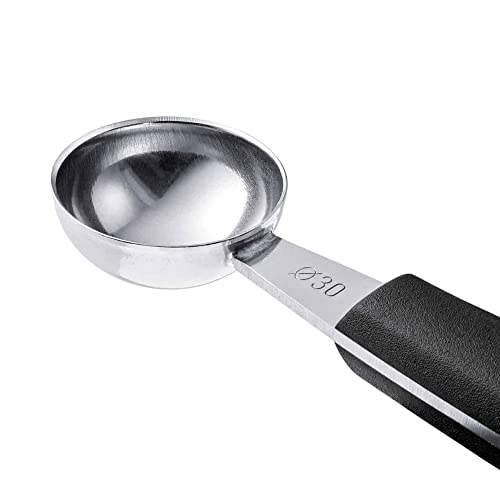 triangle Double Melon Baller - Two-Sided 0.9/1.2 in (22/30 mm) Stainless Steel Scoops for Fruits, Vegetables, Butter & More - Comfortable Handle - Dishwasher Safe - Made in Germany - Image 3