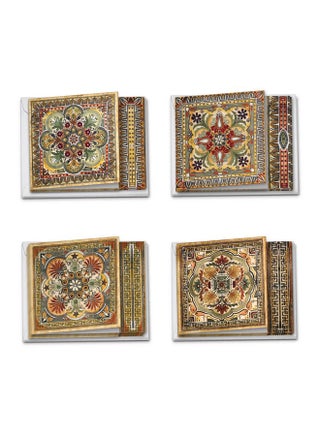 12 Assorted Blank Note Cards (4 X 5.12 Inch) Boxed All Occasion Notecards Bulk (4 Designs 3 Each) Ornate Tiles Mq4609Ocbb3X4 - pzsku/ZAC7398525E16298E03EBZ/45/_/1707978073/79cd0932-7e4a-4f04-9239-3e254f378e0c