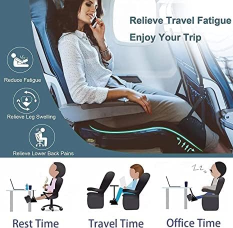 NIHSPRUHAY Perfect Airplane leg rest to Relax Your Feet Foot Hammock for Airplane Travel Accessories Desk Foot Hammock Travel Foot Rest Comfy Foot Hanger Airplane - Image 4