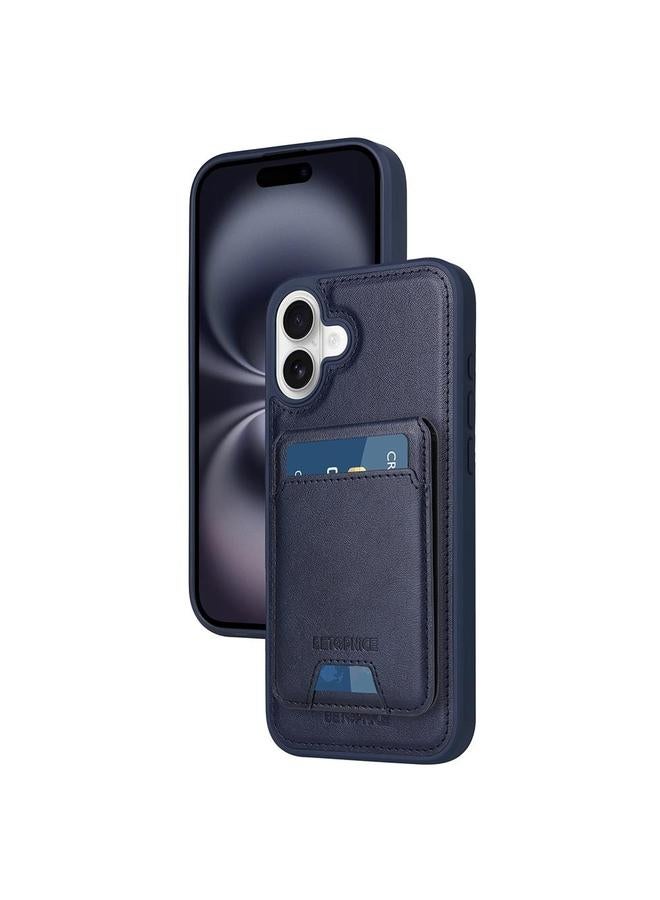 The Bros Case For iPhone 16 Plus Vertical Flip Detachable MagSafe Wallet Phone Case