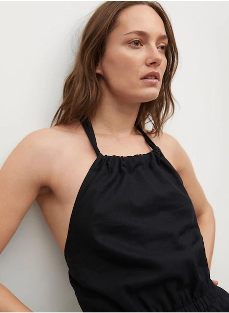 MANGO - Halter Neck Playsuit - Image 1