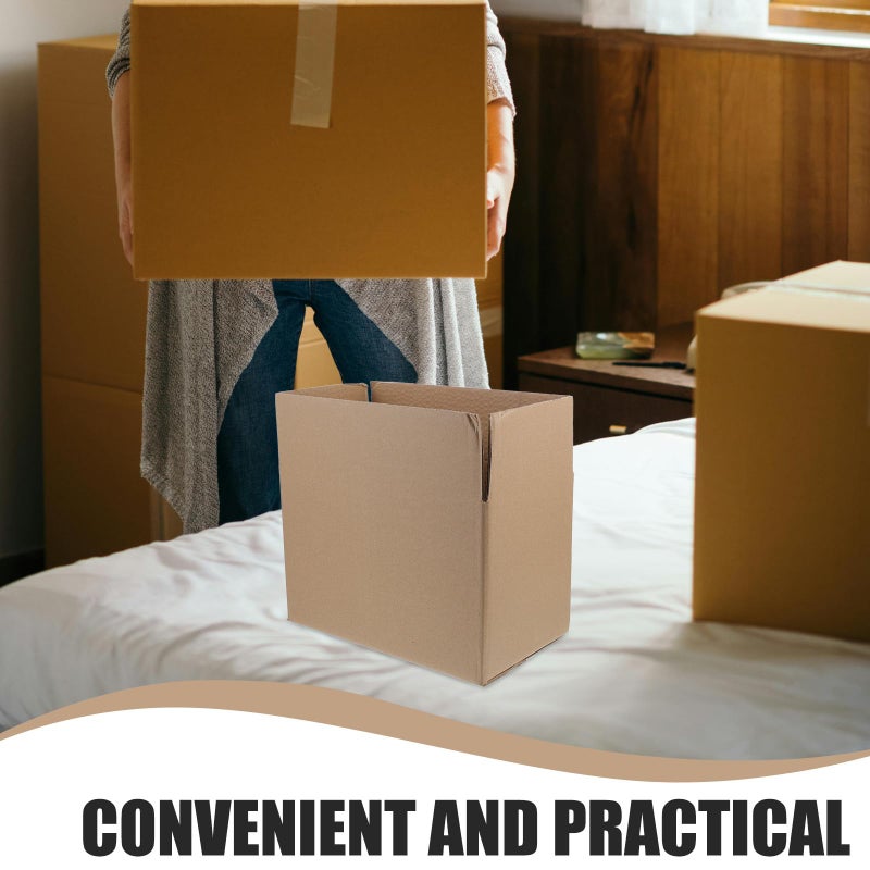 5Pcs Small Corrugated Mailer Boxes 290x170x190mm For Packaging Moving And Small Business - Image 4