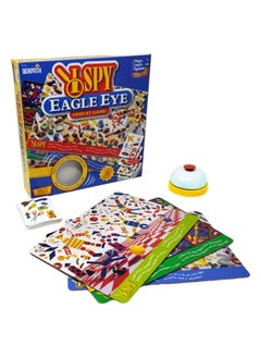 I Spy Eagle Eye Find It Game Sharpen Your Senses With Fast Furious And Fun Matching! Includes 30 Double Sided Cards 4 Game Boards And A Bell For 2 To 4 Players Ages 5 And Above