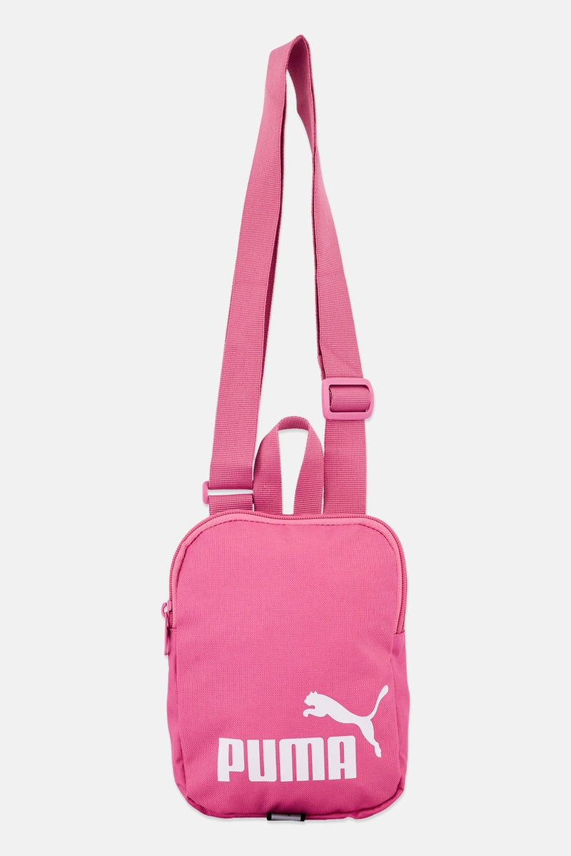 PUMA Women Brand Logo Cross Body Bag, Pink  - Image 1
