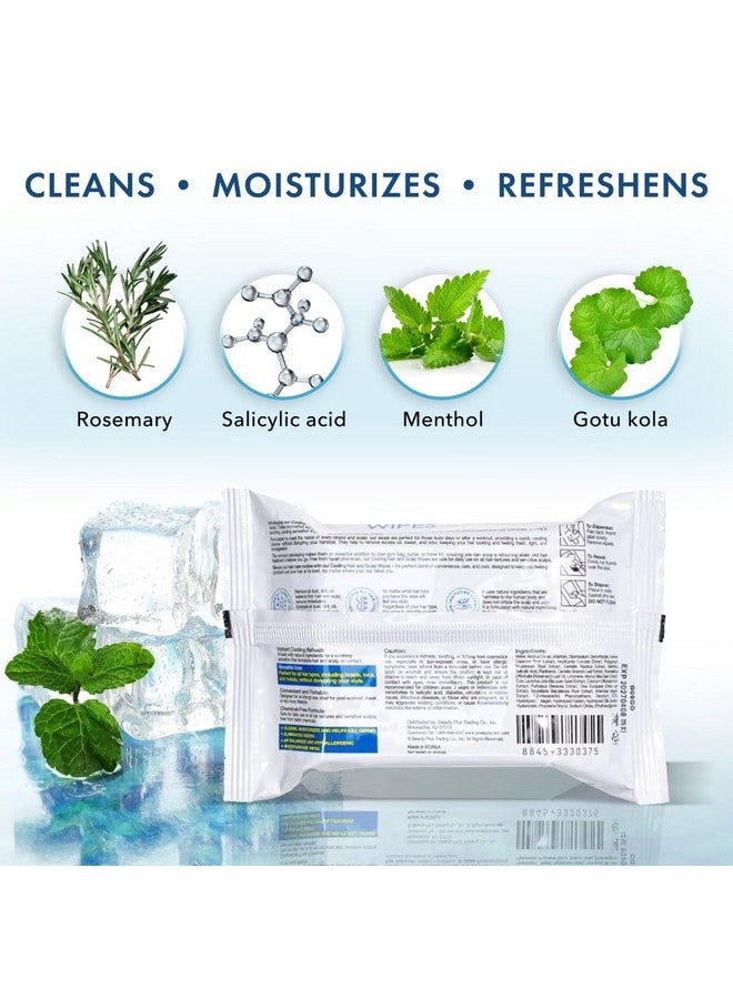 ESHA Hair & Scalp Wipes: Instant Cooling Refresh for Braids, Locs, Twists & All Hair Types - Stay Cool, Stylish, and Confident - Image 2