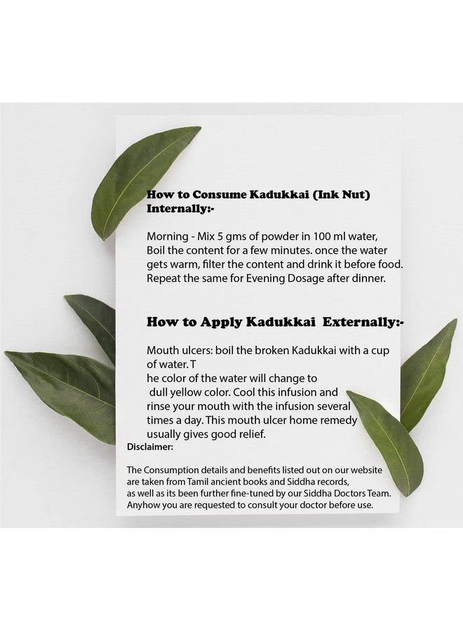 DIETS ORGANICS Kadukkai Powder -25 G (3) l Haritaki Powder l Terminalia Chebula Powder -25Gms - Image 3