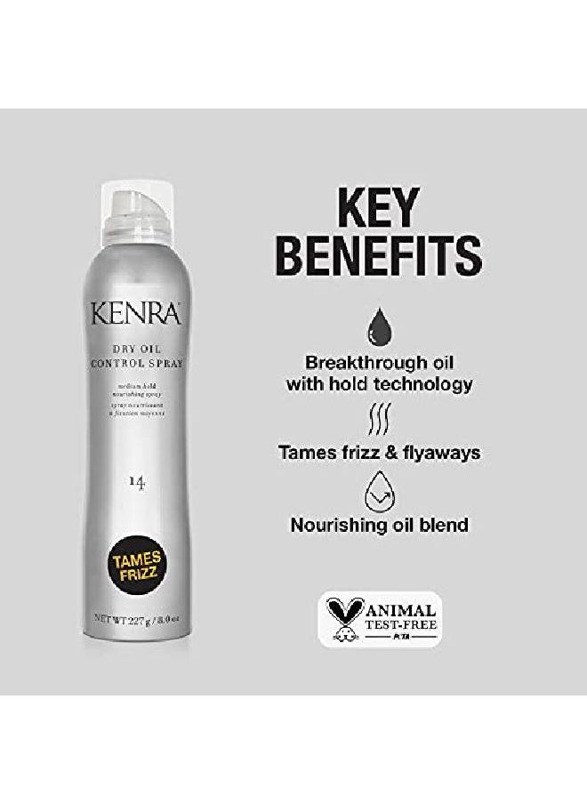 Kenra Professional Kenra Dry Oil Control Spray 14 ; Frizz Control Hairspray ; All Hair Types ; 8 Oz  - Image 3