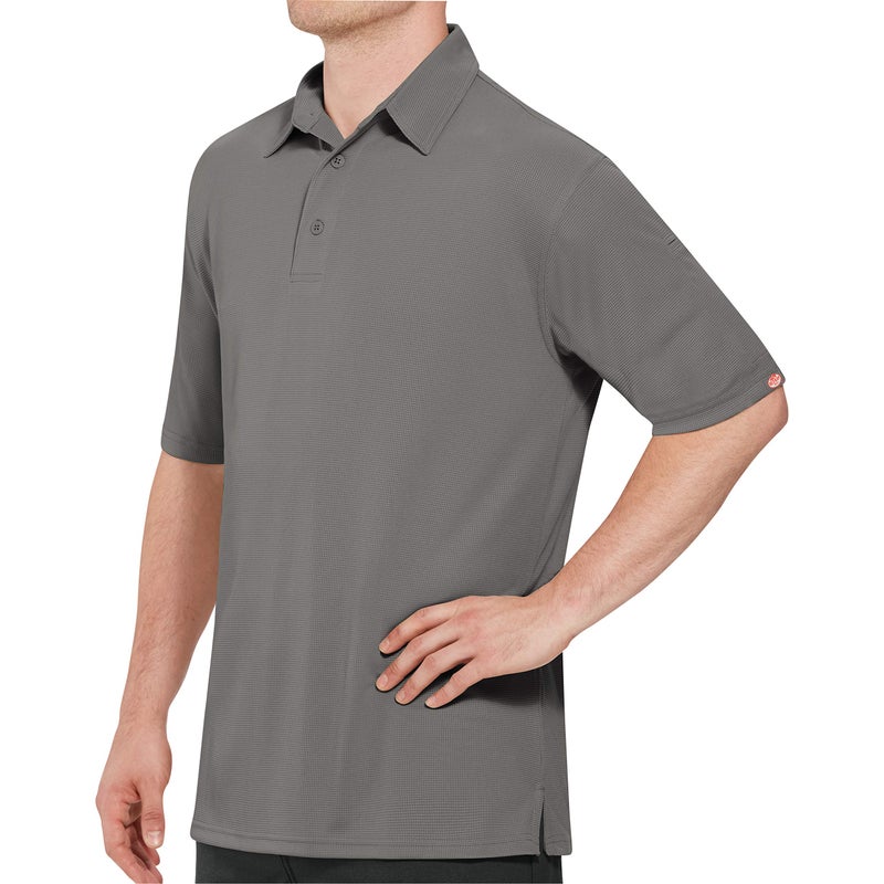 Red Kap Mens BigTall Professional Polo Shirt Grey 3XLarge
