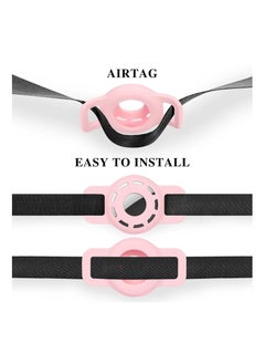 Y&D 2 Pack Case for Airtag 2021 Dog Collar Holder Cat with Anti-Lost Design Collars Small Pet Puppy Loop & Backpack Bag Straps  - Image 5