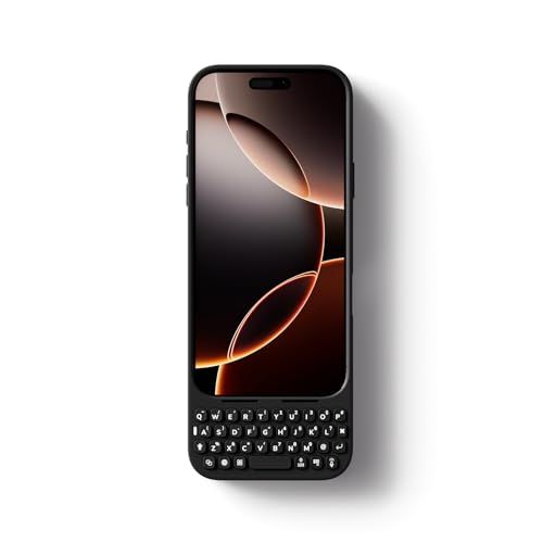 Akko MetaKey Keyboard for iPhone 16 Pro Max Maximize Screen Space Keyboard Case for Accurate Typing Space Black - Image 1