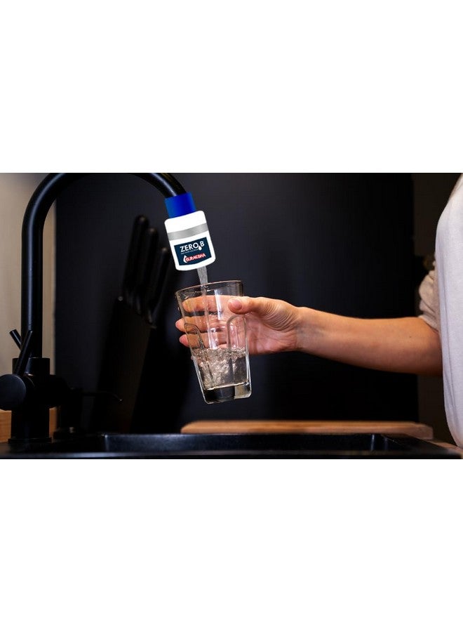 Zero B Suraksha Tap Filter Attachment | 3-Stage Water Purification | Kills 99.99% Bacteria & Viruses|7500L Capacity |Compatible with Hard & Normal Water| Ideal for Kitchen Bathroom Outdoor |Pack of 2 - Image 2