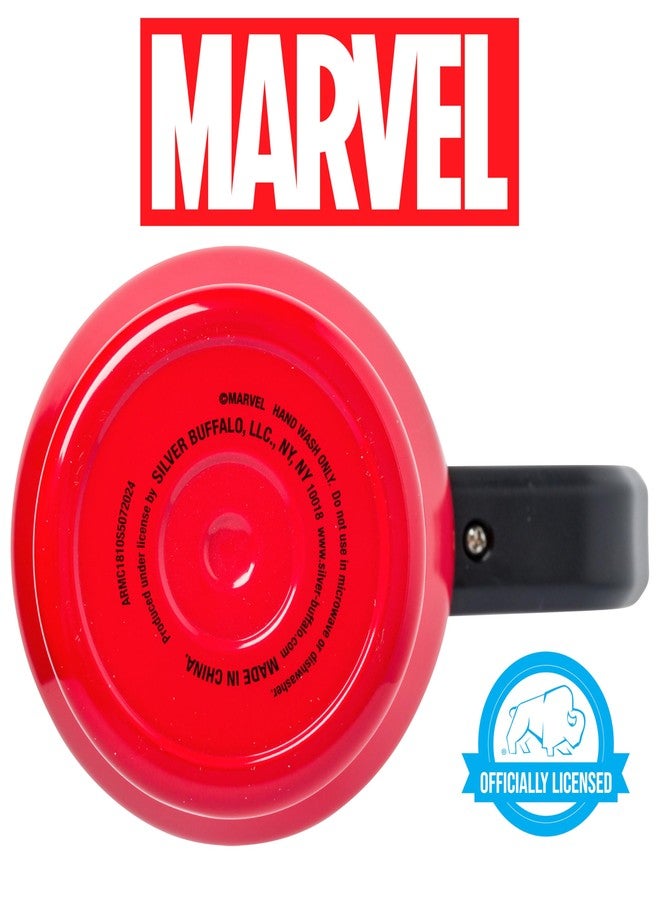 Silver Buffalo Marvel Avengers Spider-Man Stainless Steel Tumbler with Handle and Straw, Fits in Standard Cup Holder, 40 Ounces - Image 4