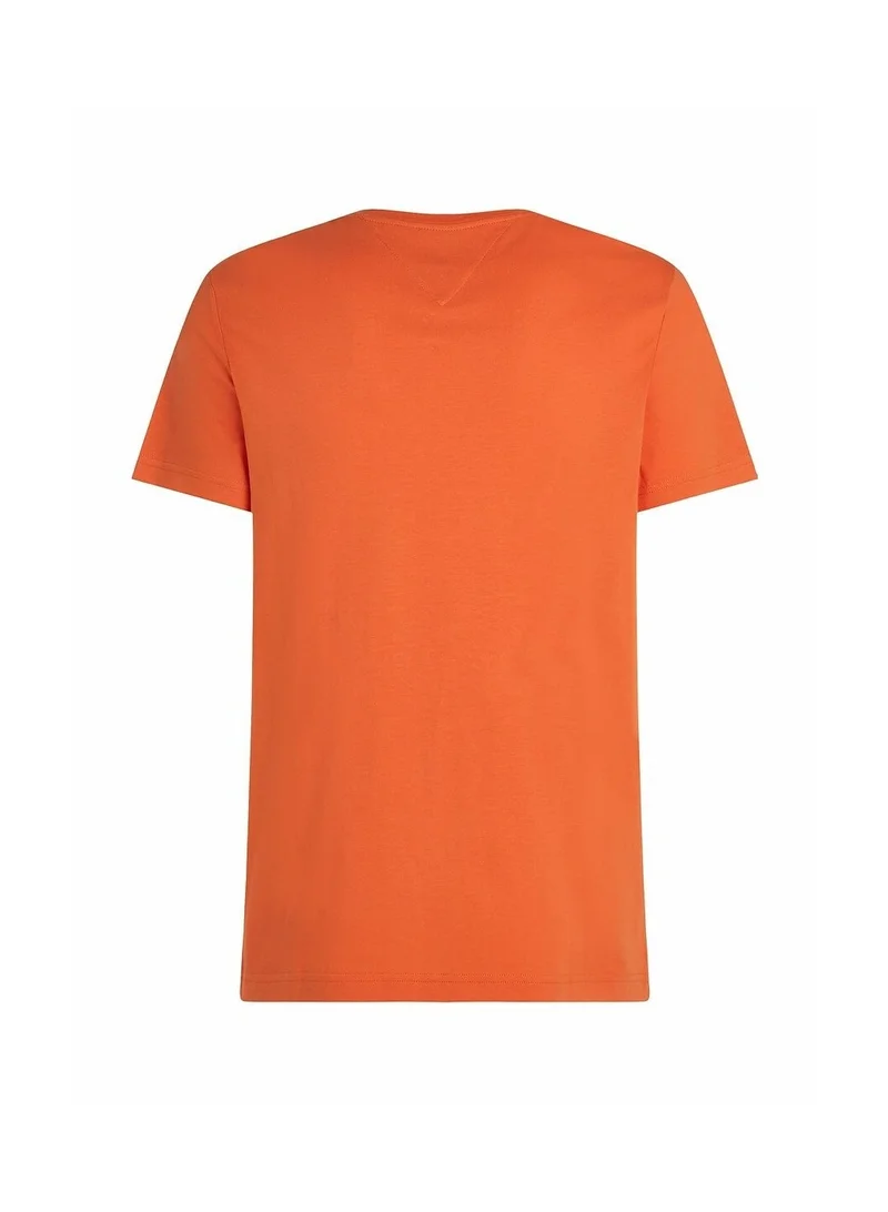 TOMMY HILFIGER Logo Embroidery Slim Jersey T-Shirt