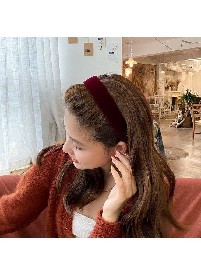 Lvyeer - Velvet Wide Headbands For Women Soft Head Bands Diademas Para Mujer De Moda Hairbands For Women Girls Fashion No Slip Headband For Women Hairbands Hair Accessories (3 Packa) - Image 1