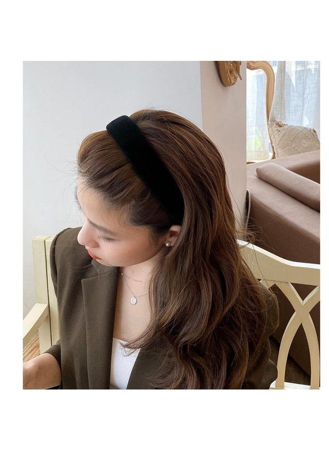 Lvyeer - Velvet Wide Headbands For Women Soft Head Bands Diademas Para Mujer De Moda Hairbands For Women Girls Fashion No Slip Headband For Women Hairbands Hair Accessories (3 Packa) - Image 1