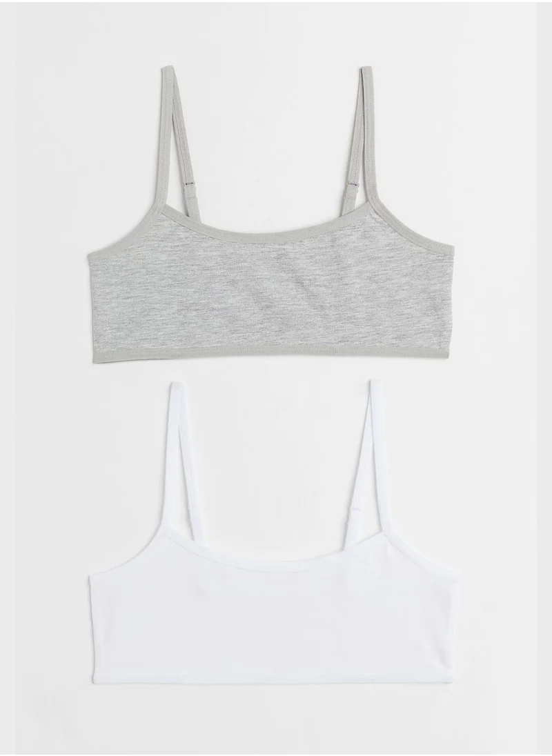 H&M Youth 2 Pack Essential Crop Top