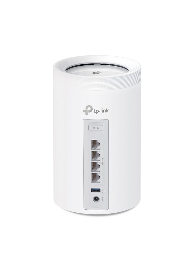 تي بي لينك ديكو BE65 BE9300 نظام شبكة Wi-Fi 7 للمنزل بالكامل (3 عبوات) باللون الأبيض - Image 2