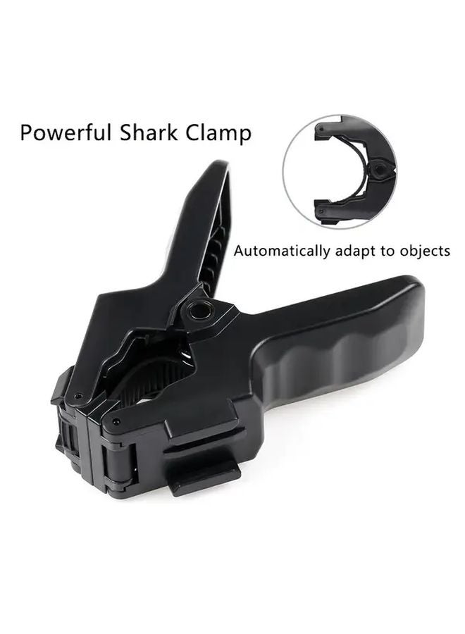 Black Shark Power Clamp Adjustable Gooseneck for Hero12 11 10 9 8 7 6 5 4 3 2 1 Max Fusion DJI Osmo Phone - Image 4