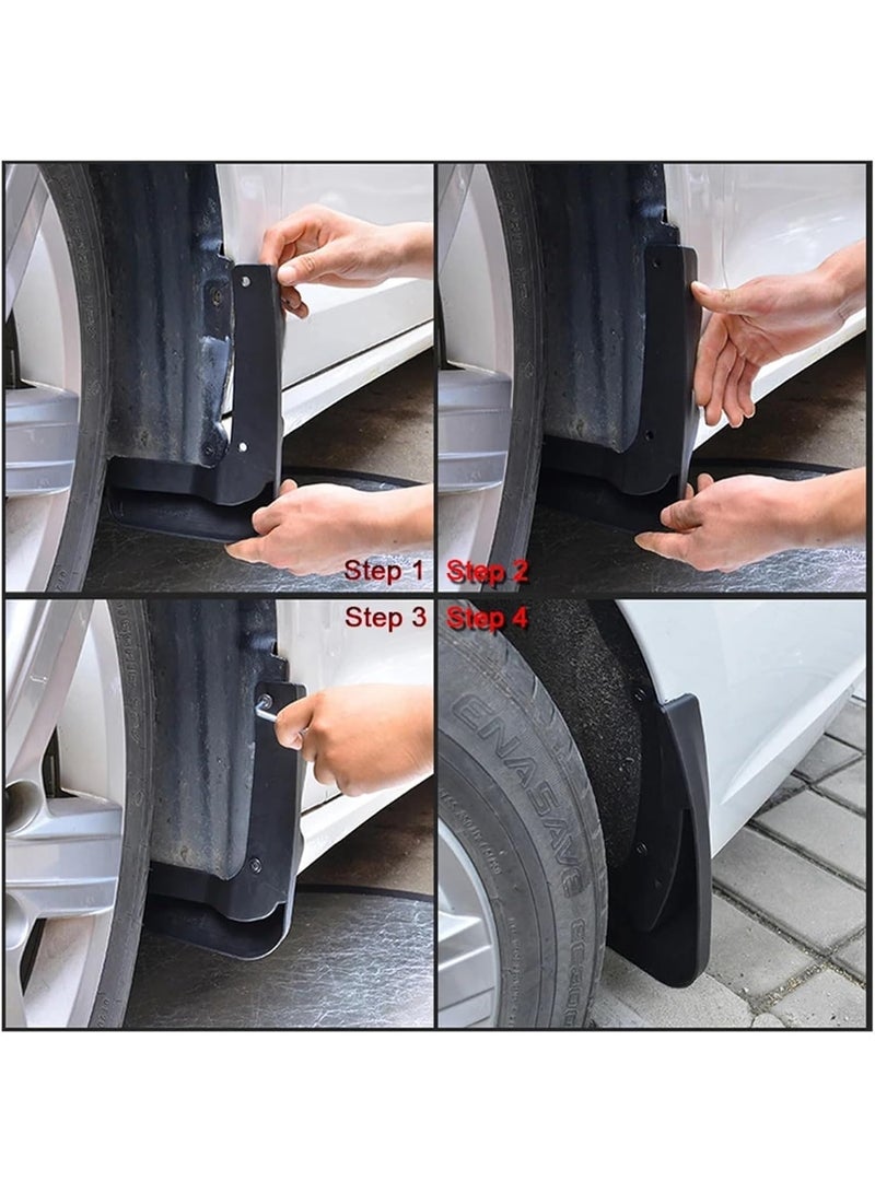 Car Mud Flaps Splash Guard Mudguards MudFlaps Front Rear Fender Compatible For JETOUR T2 2023 2024 2025 - Image 4
