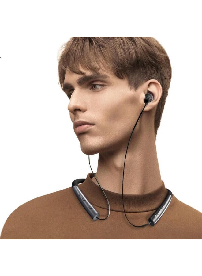 Essonio Italian Brand Z1s [berlin-grade Sound Effects] Neckband Bluetooth Earphones, Magnetic Wireless Dual-ear Sports Running Headphones For Calls, C Patible With Apple And Huawei - Image 1