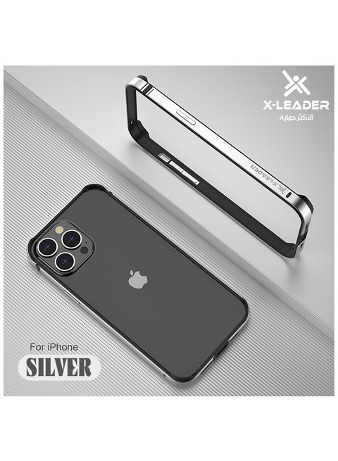 IP 14 Pro Protective frame with elegant protective lenses with 100% protection for both (phone and camera)
