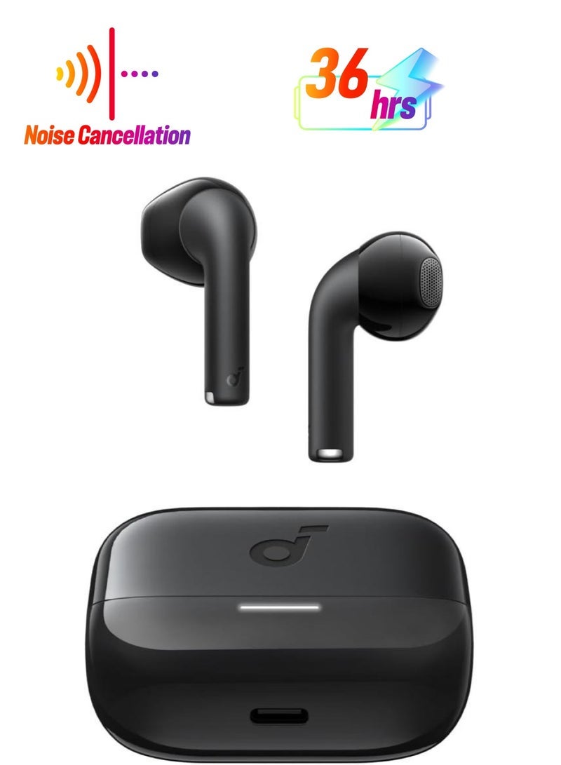 K20i Semi-in-Ear Earbuds, Bluetooth Wireless, 36H Playtime, Fast Charge, Clear Sound, Comfortable Fit, ENC 2-Mic Clear Calls, Custom EQ, IPX5, Bluetooth 5.3, App Control Black - Image 1