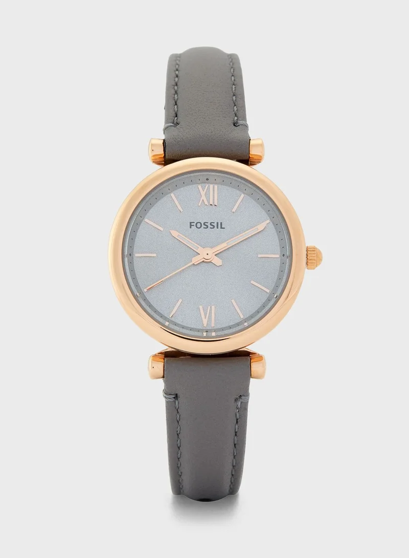 FOSSIL PU Strap Analog Watch