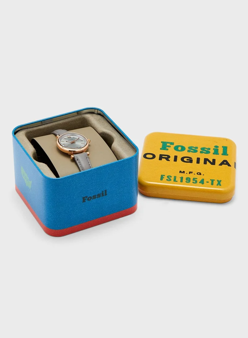 FOSSIL PU Strap Analog Watch