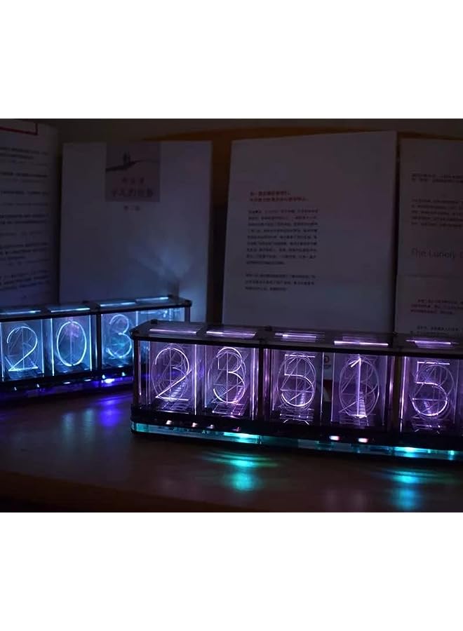 IAF Nixie Glow Tube Electronic Retro Table Clock - Image 3