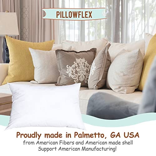 Pillowflex Synthetic Down Pillow Insert - 13x19 Down Alternative Pillow, Ultra Soft, Small Rectangle, Lumbar, Travel, Neck, Sleeping Pillow - 1 Decorative Pillow Form - Image 5