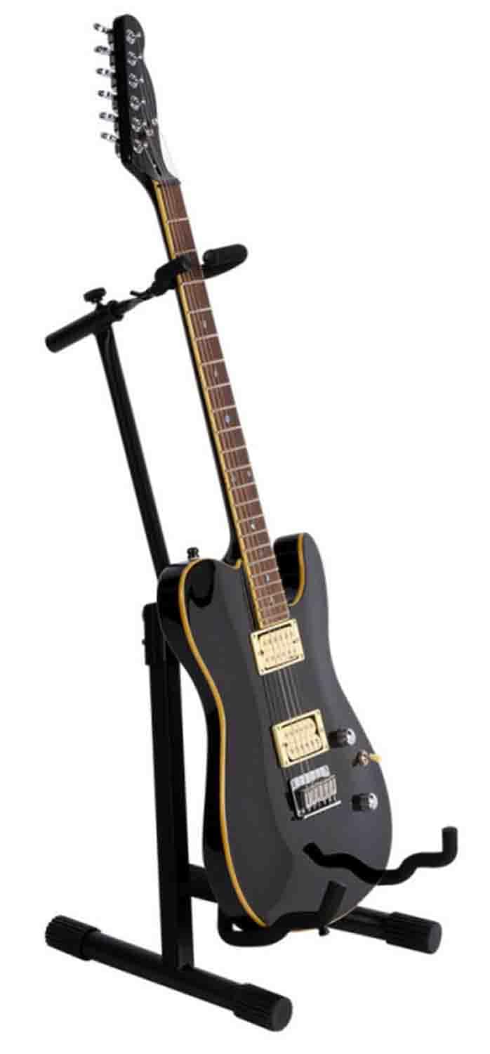 OnStage On-Stage GS7465 Pro Flip-It A-Frame Guitar Stand, Black - Image 2