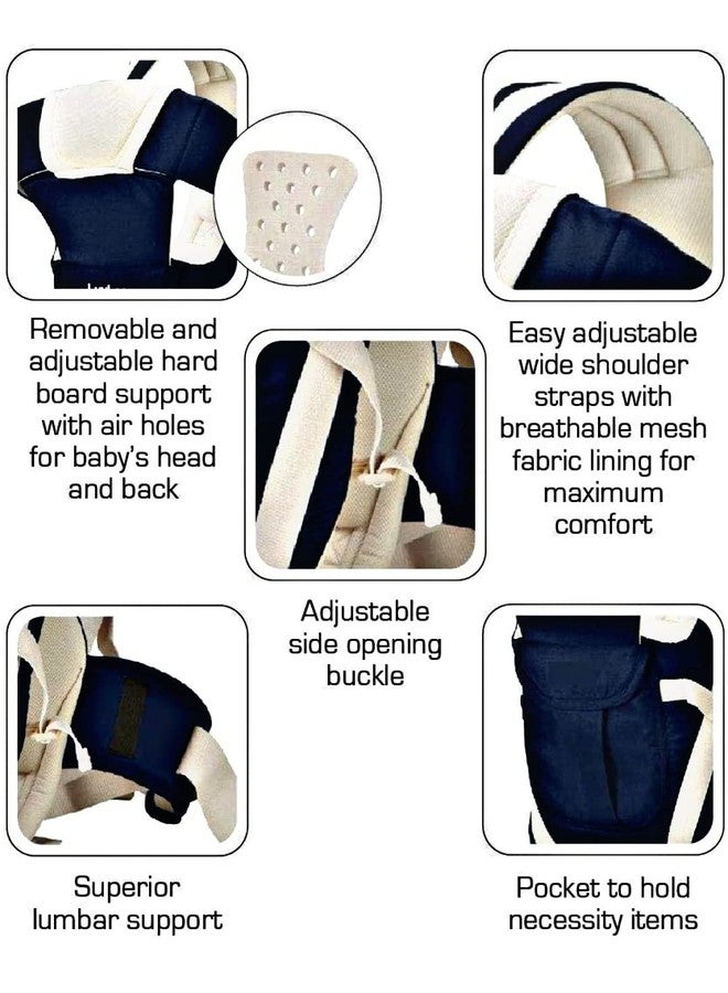 RUHANI Novelty Brand 4 in 1 Baby Carrier Bag/Adjustable Hands Free 4 in 1 Baby sefty Belt/Child Safety Strip and Sling Carrier Bag Baby Carrier Bag with Extra Head Support for Small Kids(Multi Color) - Image 5