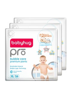 babyhug Babyhug Pro Bubble Care Pant Diapers Size 5, 108 Count 